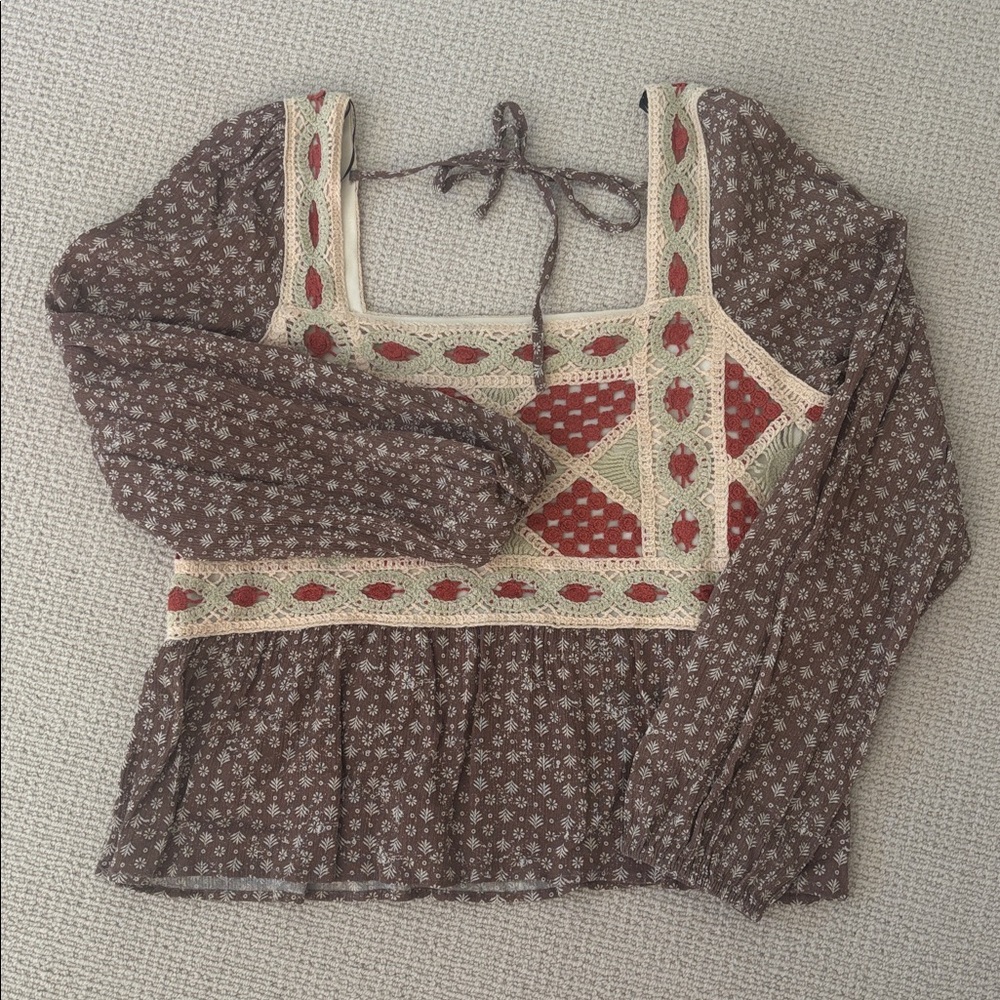 Miss Me Long Sleeve Blouse